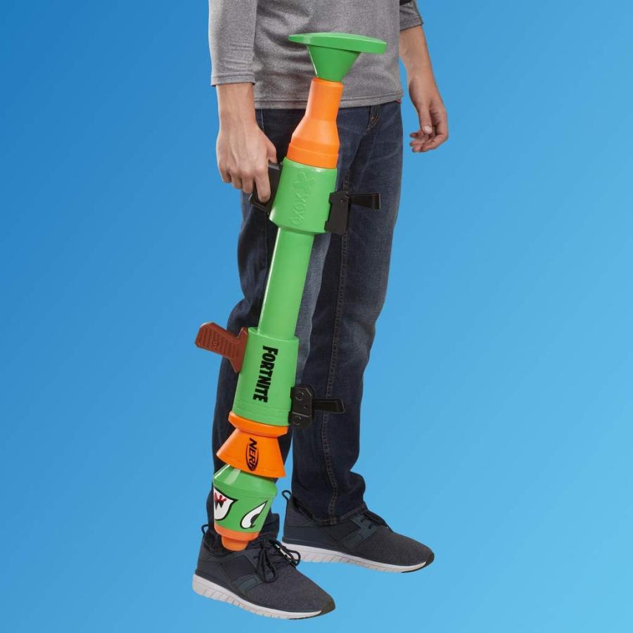 超特価美品 ナーフ FORTNITE アメリカ E7511EU4 Nerf Foam Rocket Blaster - Includes 2 Rockets - for Youth， Teens， Adu