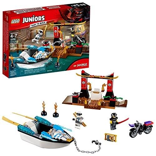 レゴ ニンジャゴー 6213841 LEGO Juniors/4+ Zane´s Ninja Boat Pursuit 10755 Building Kit (131 Piece)