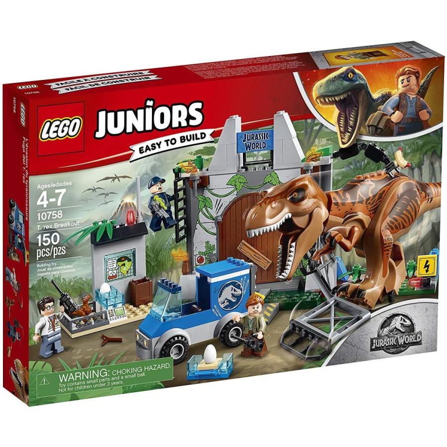 LEGO レゴ ジュニア 10758 ジュラシックワールド T-レックスの脱走 150 