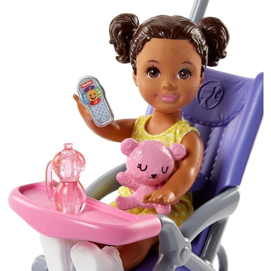 バービー バービー人形 GGP43 Barbie Skipper Babysitters Stroller Playset, Multicolor｜maniacs-shop｜03