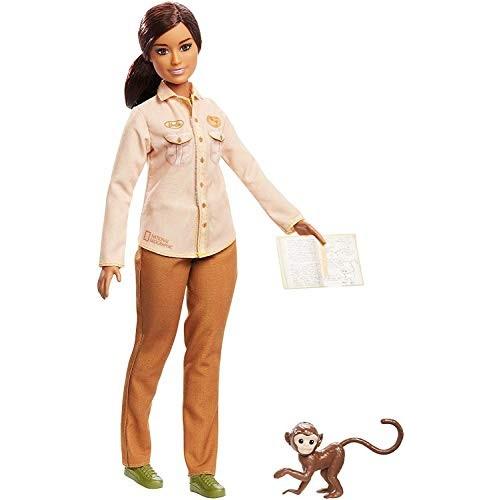 バービー バービー人形 GDM48 Barbie Wildlife Conservationist Doll， Brunette， Inspired by National Geo