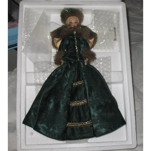 輝い バービー バービー人形 1 Holiday Caroler Porcelain Barbie Collection 着せかえ人形