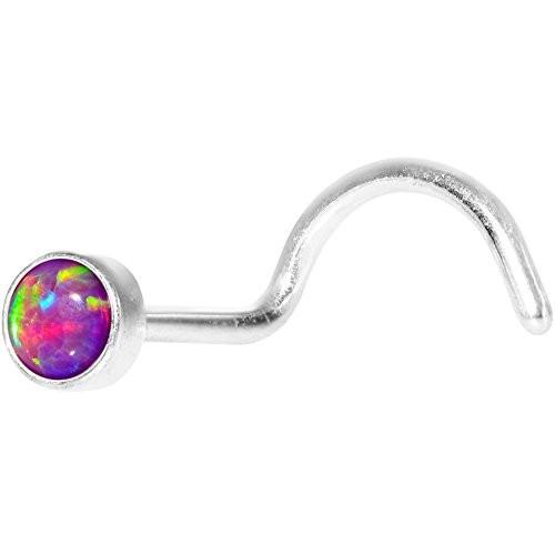 ボディキャンディー ボディピアス アメリカ 62730 Body Candy Steel Purple 3mm Synthetic Opal P