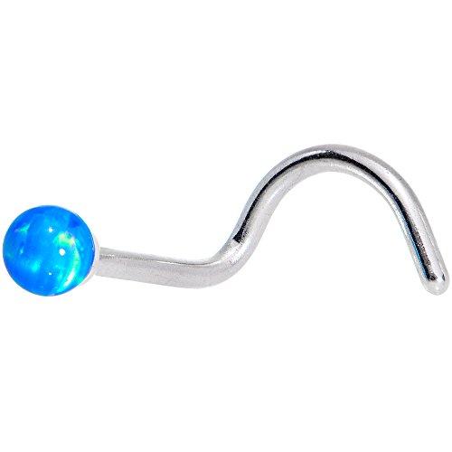 ボディキャンディー ボディピアス アメリカ 62795-B Body Candy Steel Blue 2.5mm Synthetic Opal