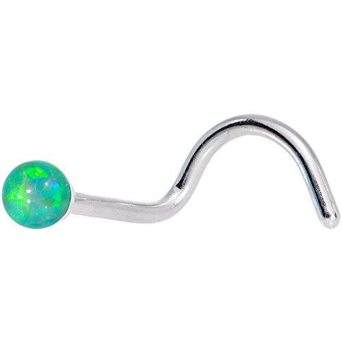 ボディキャンディー ボディピアス アメリカ 62795-G Body Candy Steel Green 2.5mm Synthetic Opa