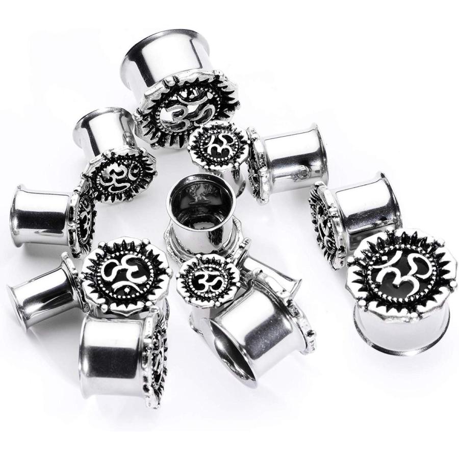 ボディキャンディー ボディピアス アメリカ 64182-2 Body Candy 2Pc Steel 6mm Double Flare Tunn_2
