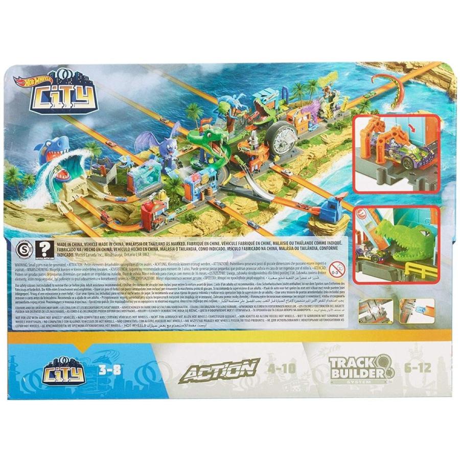 ホットウィール マテル ミニカー FNB06 Hot Wheels City Gator Garage