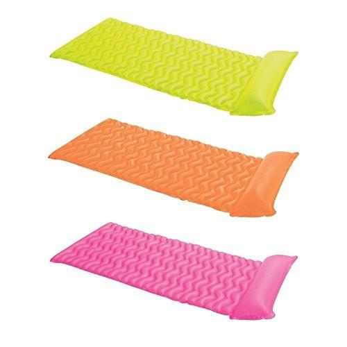フロート プール 水遊び 58807 Intex - Tote-N-Float Wave Inflatable Air Mat, (90 inches X 34 inches),