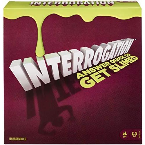 ボードゲーム 英語 アメリカ GGC18 Mattel Games Interrogation Trivia Slime Game with Crane, Bag of S