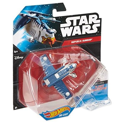 ホットウィール マテル ミニカー DMP61 Hot Wheels Star Wars Starship Republic Gunship Tiger Shark