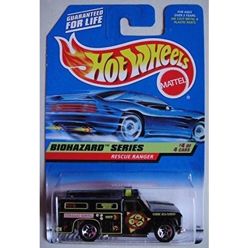 ホットウィール マテル ミニカー HOT WHEELS BIOHAZARD SERIES #4 OF 4 CARS, BLACK RESCUE ...