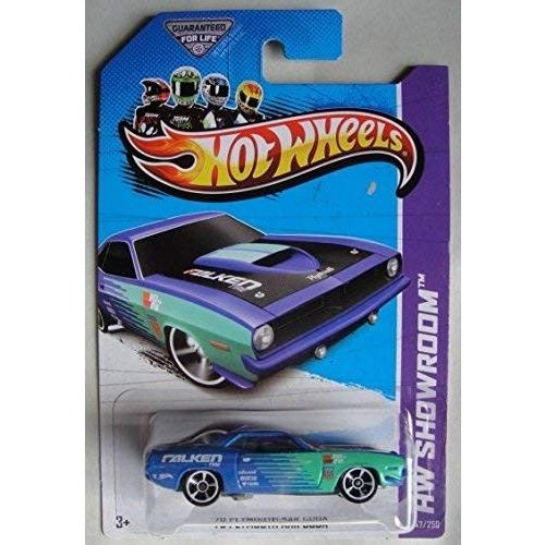 ホットウィール マテル ミニカー X1813-09A0F HOT WHEELS HW SHOWROOM， BLUE '70 PLYMOUTH AAR CUDA 24