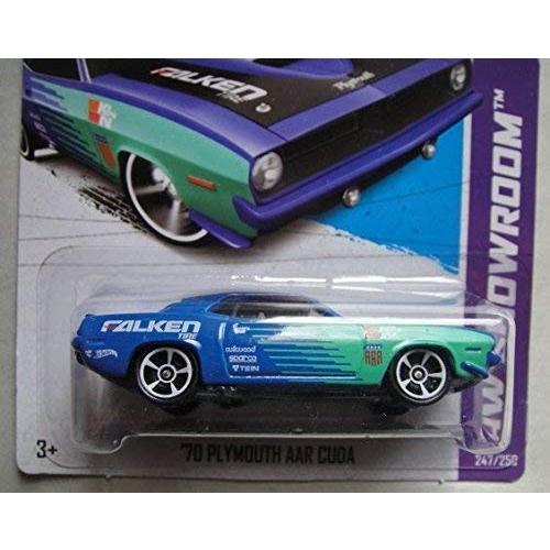 ホットウィール マテル ミニカー X1813-09A0F HOT WHEELS HW SHOWROOM， BLUE '70 PLYMOUTH AAR CUDA 24_1