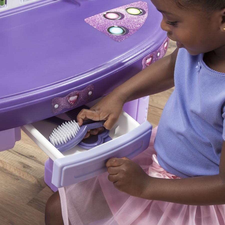 【正規販売店】 ステップ2 おままごと ごっこ遊び 892800 Step2 Pretty & Posh Vanity with Stool | Kids Pretend Play 【NA8139103489】(29049円)