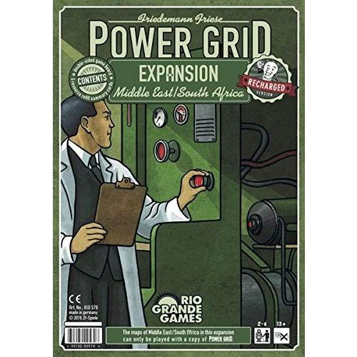 ボードゲーム 英語 アメリカ Rio570 Power Grid: Middle East/South Africa Expansion