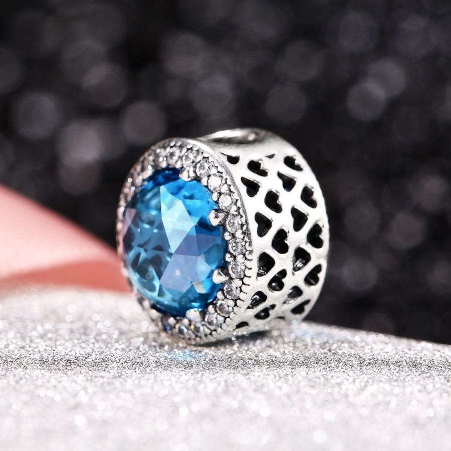 パンドラ ブレスレット チャーム 791725NBS PANDORA Silver Bead woman