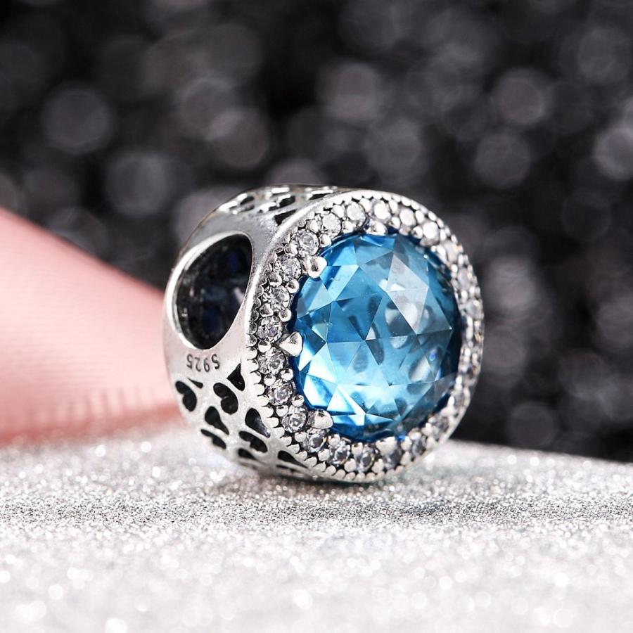 パンドラ ブレスレット チャーム 791725NBS PANDORA Silver Bead woman