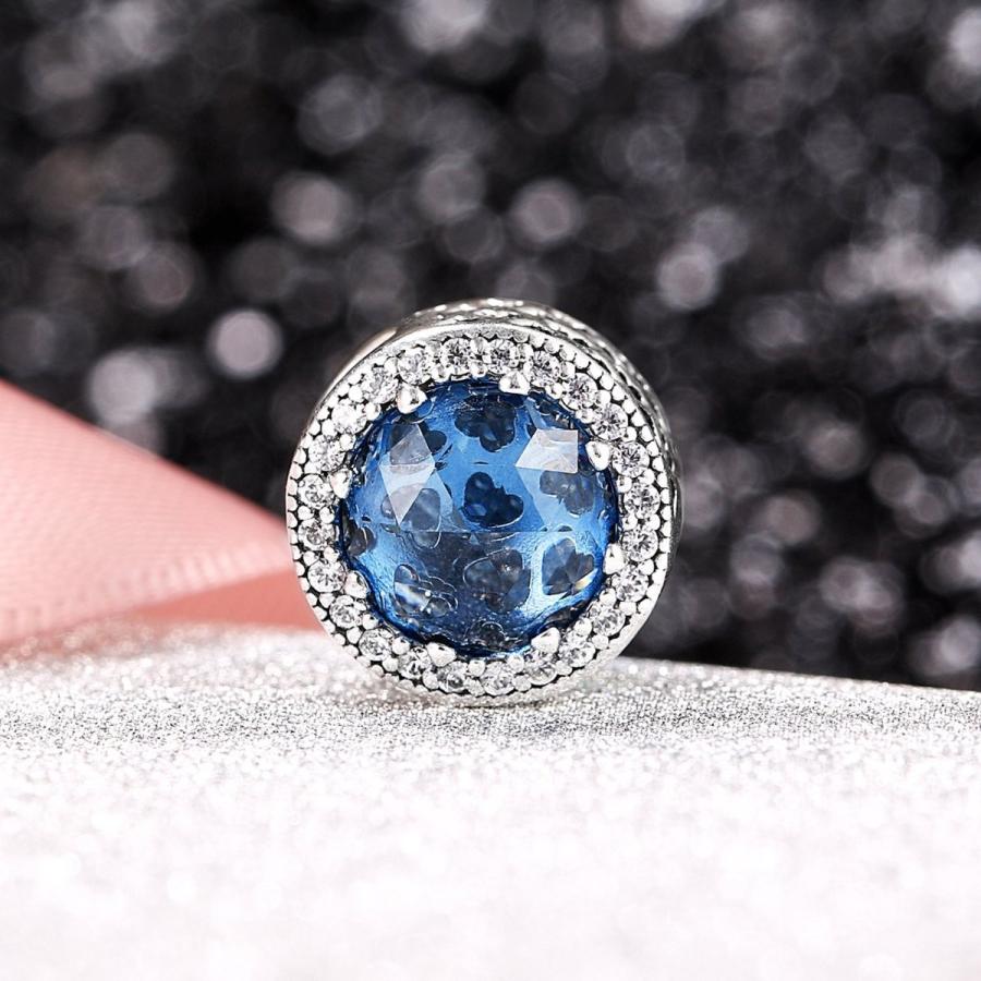 パンドラ ブレスレット チャーム 791725NBS PANDORA Silver Bead woman
