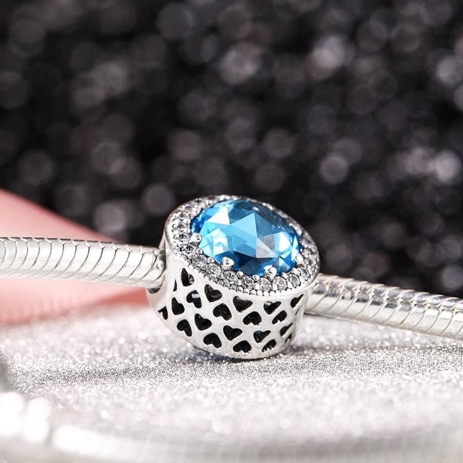 パンドラ ブレスレット チャーム 791725NBS PANDORA Silver Bead woman