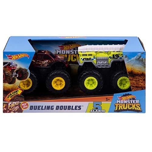 ホットウィール Hot Wheels モンスタートラック デュエリングダブルス Fired Up vs5アラーム ビークル