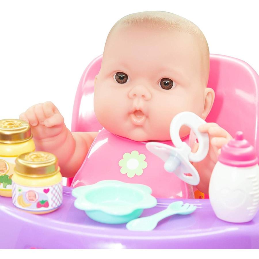 ジェーシートイズ 赤ちゃん おままごと 16148 JC Toys - 14\" Lots to Love Babies Doll and High Chの画像