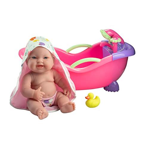 ジェーシートイズ 赤ちゃん おままごと 16305 JC Toys - 14\" Lots to Love Babies Doll and Bath |