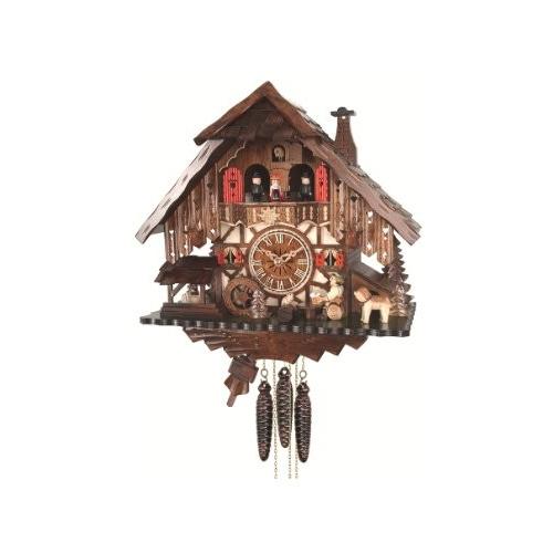 カッコー時計 インテリア 壁掛け時計 EN 487 QMT Engstler Quartz Cuckoo Clock Black Forest House