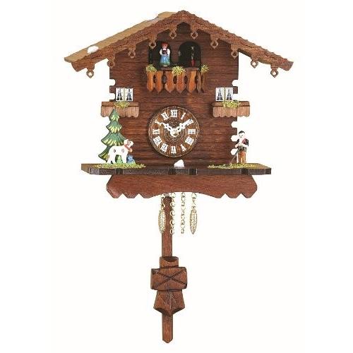 カッコー時計 インテリア 壁掛け時計 TU 260 PQ Trenkle Black Forest Clock Swiss House， Turning D