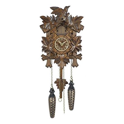 カッコー時計 インテリア 壁掛け時計 TU 412 Q Trenkle Quartz Cuckoo Clock 5 Leaves， Bird TU 412