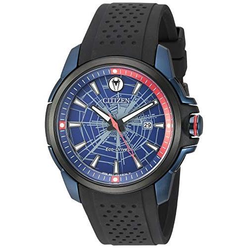 腕時計 シチズン 逆輸入 AW1156-01W Citizen Eco-Drive Marvel Men's Watch, Stainless Steel with Polyure