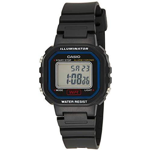 腕時計 カシオ レディース LA-20WH-1CEF Casio Collection Women's Watch LA-20WH, Black, Bracelet