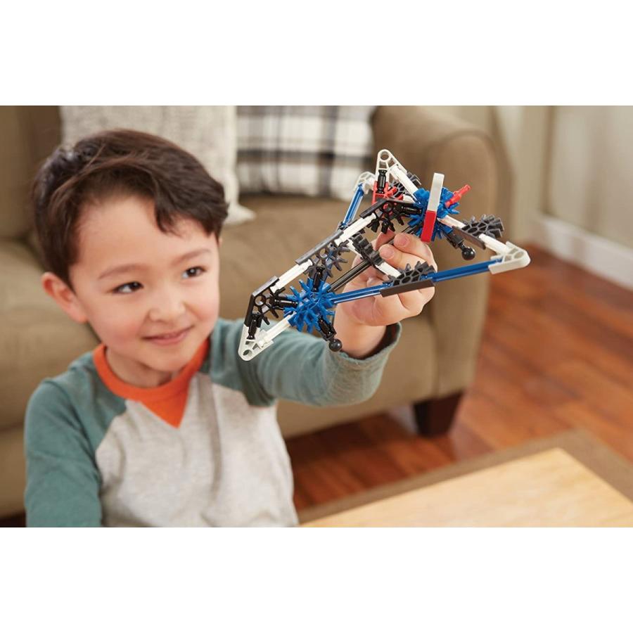 ケネックス 知育玩具 パズル 17008 K'NEX - Stealth Plane Building Set 60 Pieces For Ages 5+ Construc_5