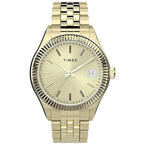 腕時計 タイメックス メンズ TW2T86900 Timex Women's Waterbury Legacy 34mm Watch ? Gold-Tone with｜maniacs-shop