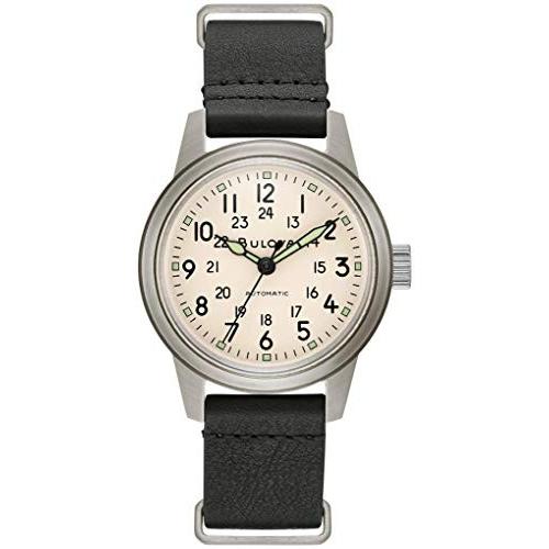 腕時計 ブローバ メンズ 96A246 Bulova Men's Military Heritage Hack Stainless Steel 3-Hand Automatic W