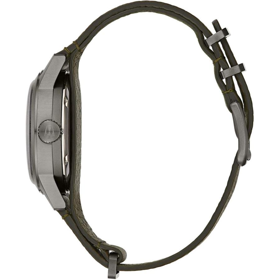 腕時計 ブローバ メンズ 98A255 Bulova Men's Military Heritage Hack Stainless Steel 3-Hand Automatic Wの画像