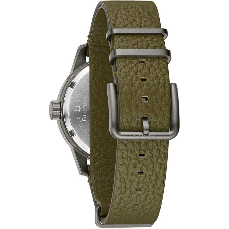 腕時計 ブローバ メンズ 98A255 Bulova Men's Military Heritage Hack Stainless Steel 3-Hand Automatic Wの画像