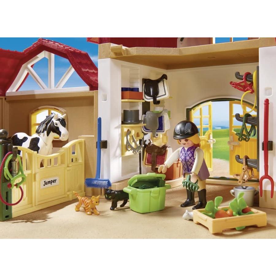 プレイモービル ブロック 組み立て 6926 Playmobil Horse Farm