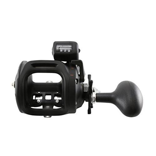 リール Okuma オクマ MA-20DXT Okuma Magda Pro Line Counter Levelwind Trolling Reel， Small， Black/Silver，