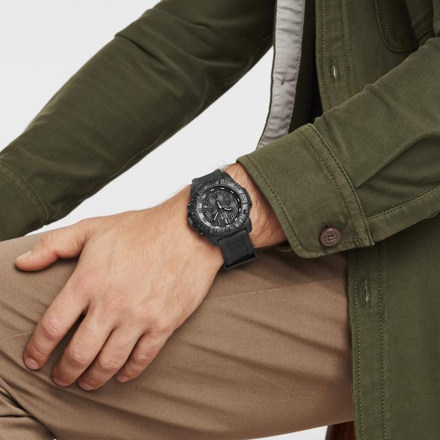 ルミノックス Luminox ネイビーシール NAVY SEAL カラーマーク クロノグラフ メンズ腕時計 XS.3081.BOの画像