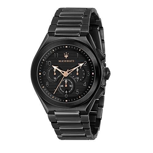 腕時計 マセラティ イタリア R8873639003 Maserati triconic Mens Analog Quartz Watch with Stainless S