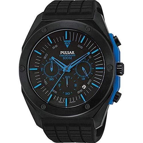 腕時計 パルサー SEIKO S0358420 Pulsar Santa Barbara Mens Analog Quartz Watch with Silicone Bracelet PT3