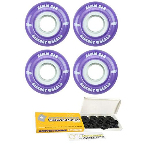 ウィール タイヤ スケボー Bigfoot Skateboard Wheels 83A Soft Street Cruiser Filmer with Ceramic Bear