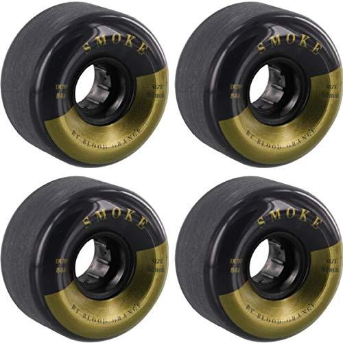 ウィール タイヤ スケボー Blood Orange Smoke Black/Gold Skateboard Wheels - 60mm 82a (Set of 4)