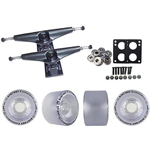 ウィール タイア スケボー TGM Skateboards Core Black Longboard Trucks Bigfoot Wheels Package 70粍 Pa デッキ、パーツ-スポーツ-ストリート系スポーツ