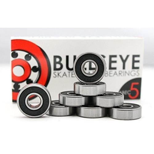 ベアリング スケボー 滑るゲーム盤 BBE-5 Bullseye ABEC 5 Skateboard Bearings デッキ、パーツ-ストリート系スポーツ-スケートボード