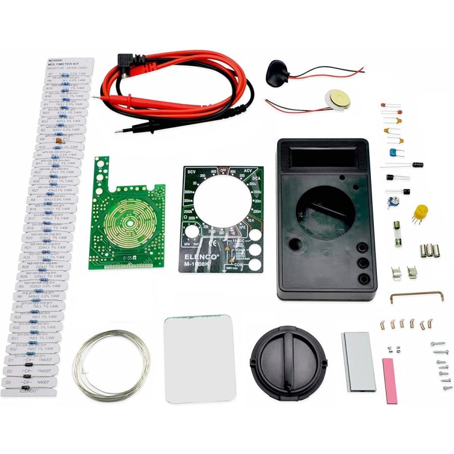エレンコ ロボット 電子工作 M-1008K Elenco M-1008K - Digital Multimeter Solder Kit | Great STEM Pro_1