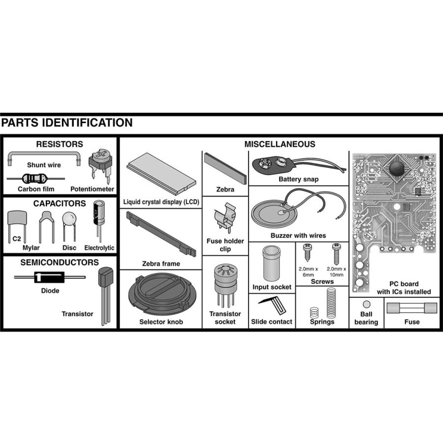 エレンコ ロボット 電子工作 M-1008K Elenco M-1008K - Digital Multimeter Solder Kit | Great STEM Pro_4
