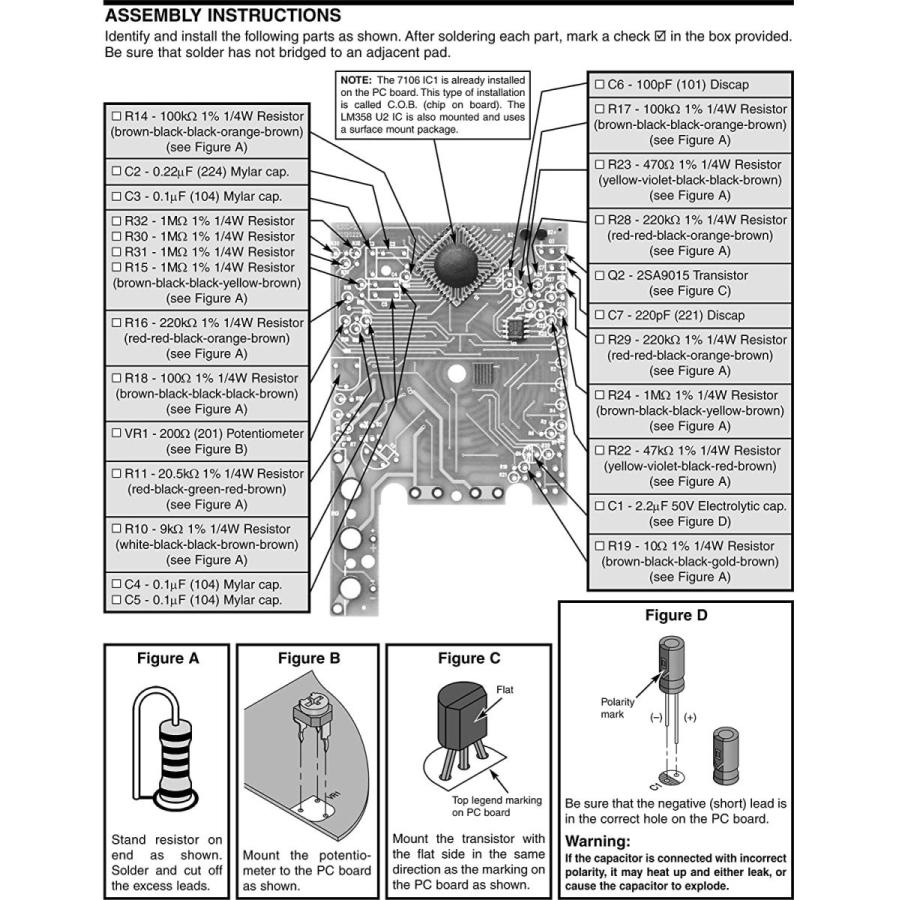 エレンコ ロボット 電子工作 M-1008K Elenco M-1008K - Digital Multimeter Solder Kit | Great STEM Pro_5