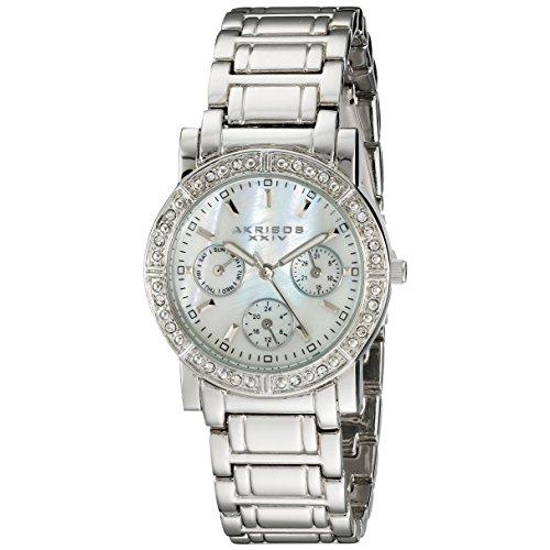 腕時計 アクリボスXXIV レディース AK530SS Akribos XXIV Women's Diamond Multifunction Watch - Mothe