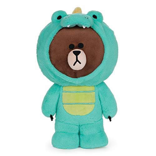 Gund ガンド ぬいぐるみ 人形 ラインフレンズ 恐竜になったブラウン ディノブラウン 約33cm Pd マニアックス Yahoo 店 通販 Yahoo ショッピング